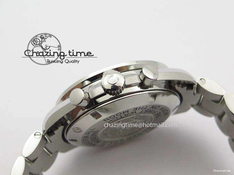 0516 Refined Speedmaster 50th Anniversary Black Dial On SS Bracelet 8232